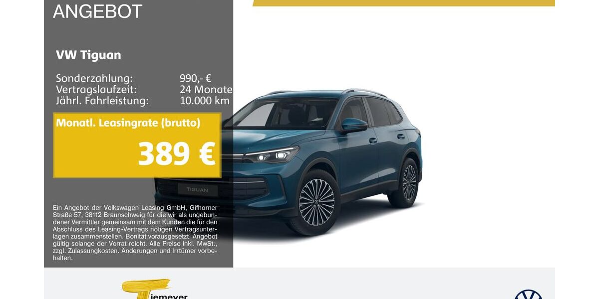 VW Tiguan 43.216 km 33.980 &euro; Bochum 44892