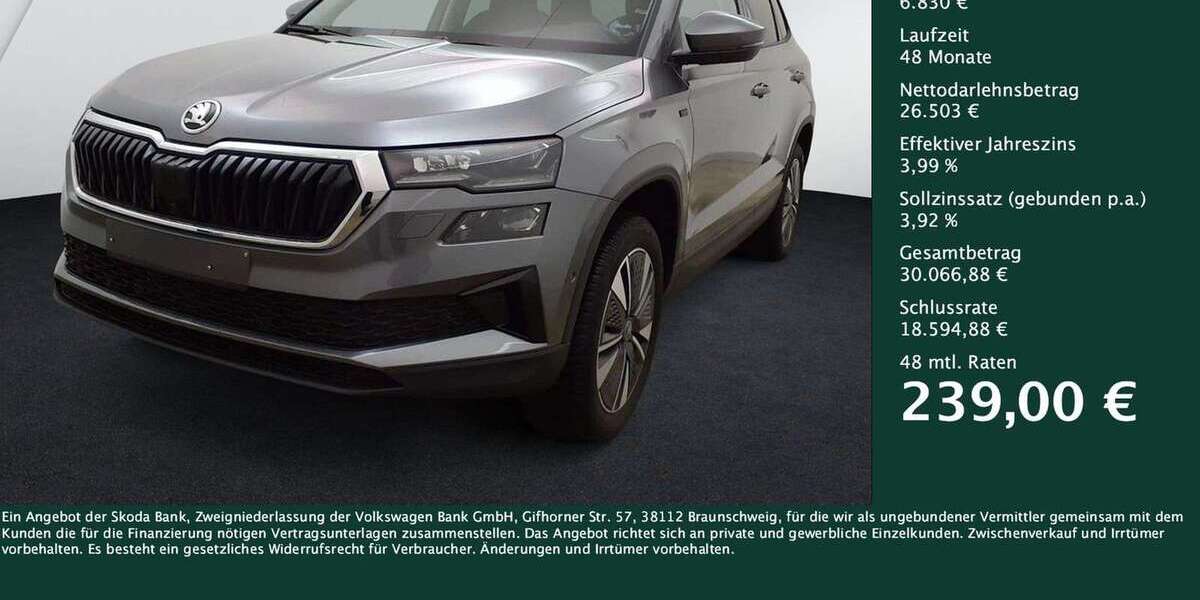 Skoda Karoq 12.987 km 33.333 &euro; Dortmund 44269