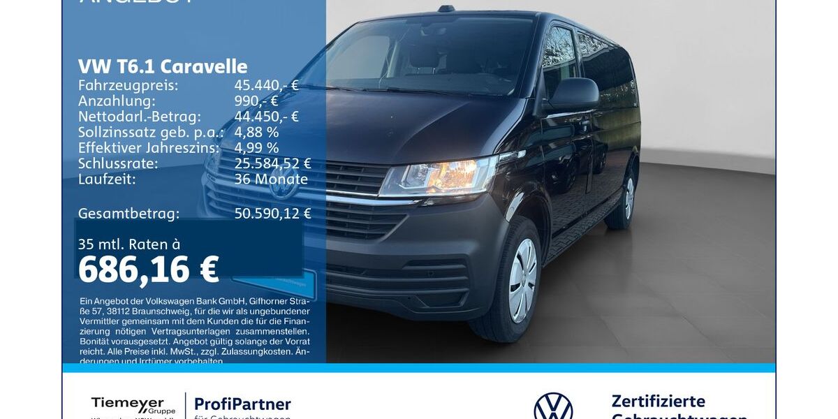 VW T6 Caravelle 54.192 km 43.410 &euro; Recklinghausen 45663
