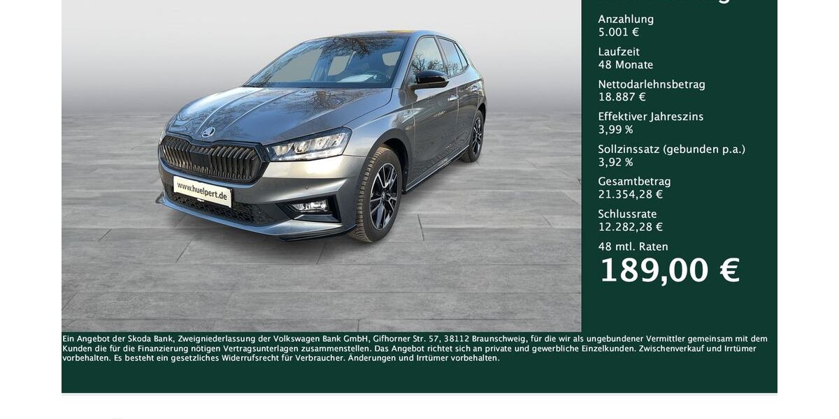 Skoda Fabia 17.146 km 23.753 &euro; Dortmund 44269