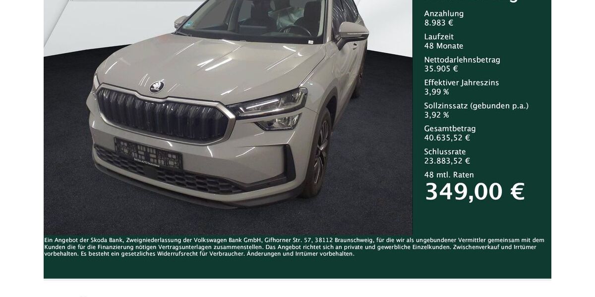 Skoda Kodiaq 15.184 km 44.588 &euro; Dortmund 44269