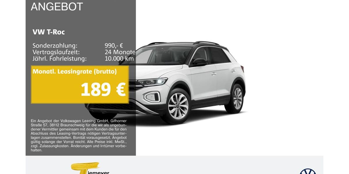 VW T-Roc 20.391 km 24.310 &euro; Bochum 44892