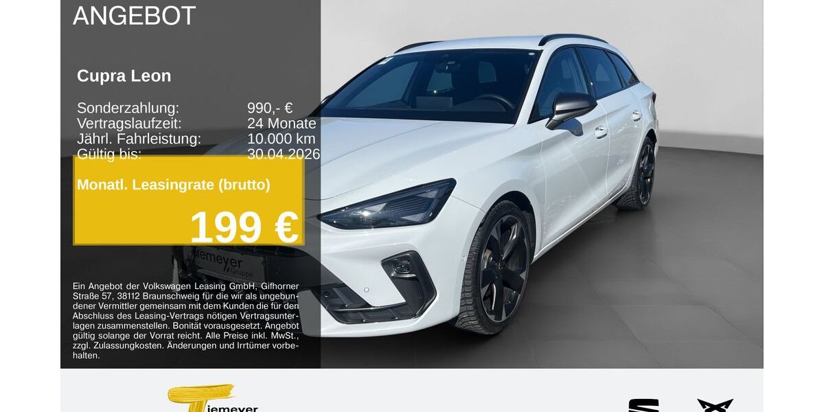 Cupra Leon 25.363 km 31.020 &euro; Recklinghausen 45663