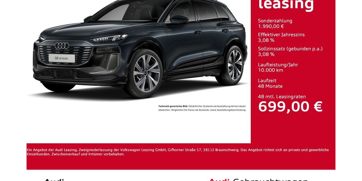 Audi Q6 e-tron 11.021 km 66.788 &euro; Dortmund 44143