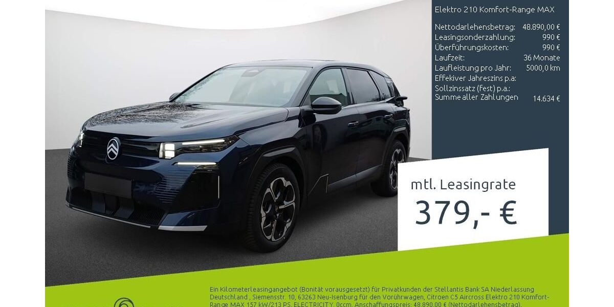 Citroen C5 Aircross 1.500 km 45.990 &euro; Dortmund 44263