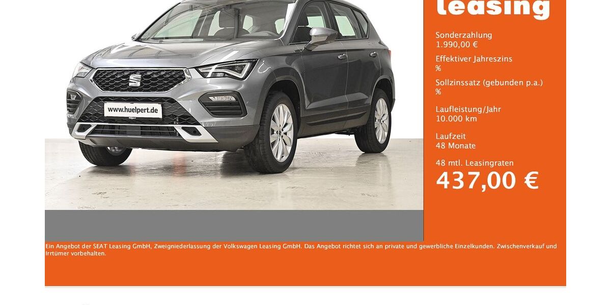 Seat Ateca 1.990 km 36.720 &euro; Dortmund 44269