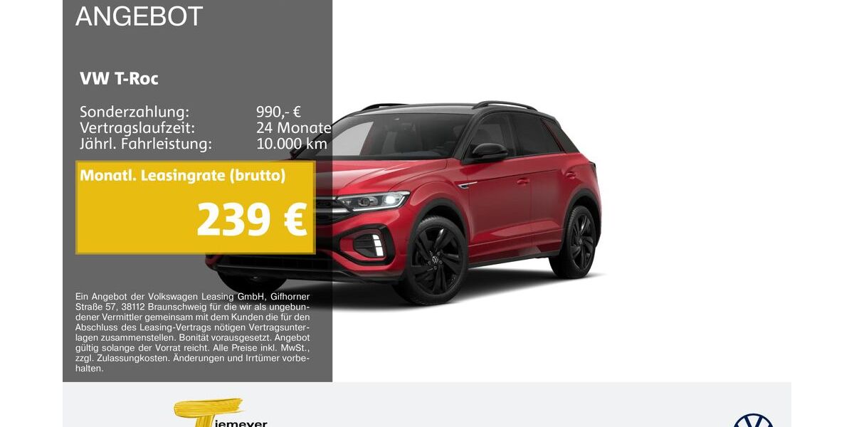 VW T-Roc 7.808 km 32.590 &euro; Oberhausen 46047