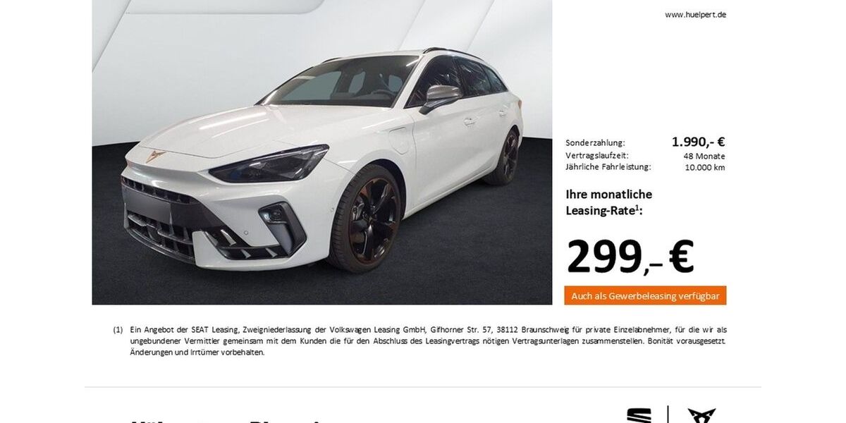 Cupra Leon 8.239 km 34.487 &euro; Dortmund 44269