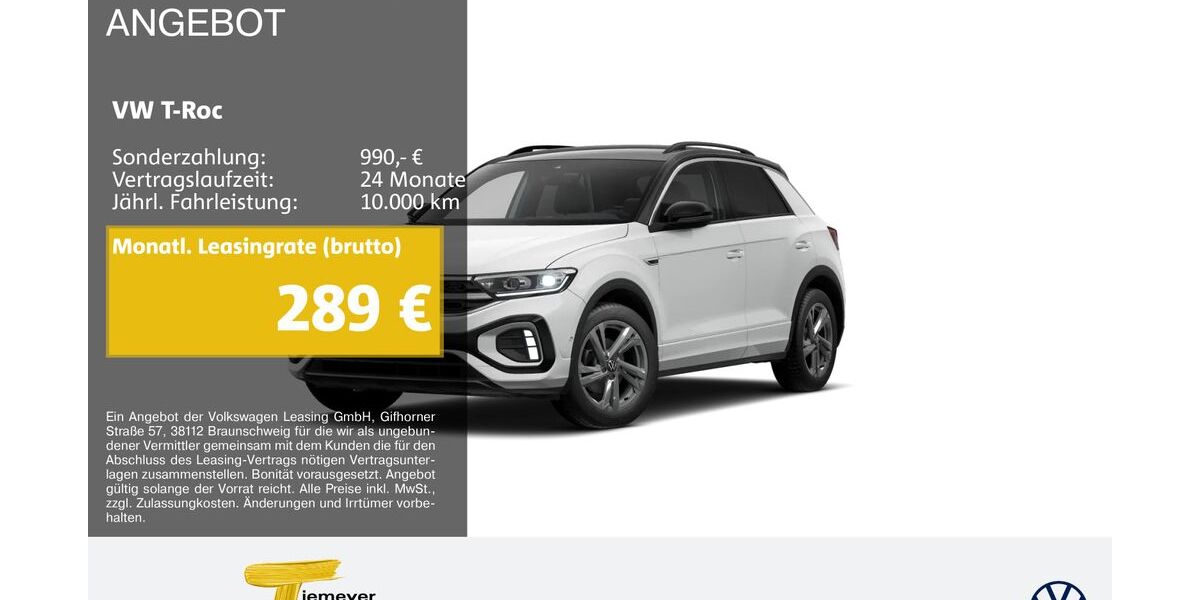 VW T-Roc 20.615 km 29.430 &euro; Bochum 44892