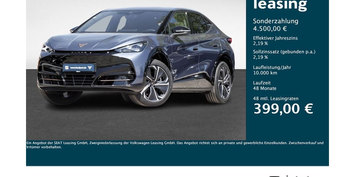 Cupra Tavascan 10.039 km 39.911 &euro; Dortmund 44269