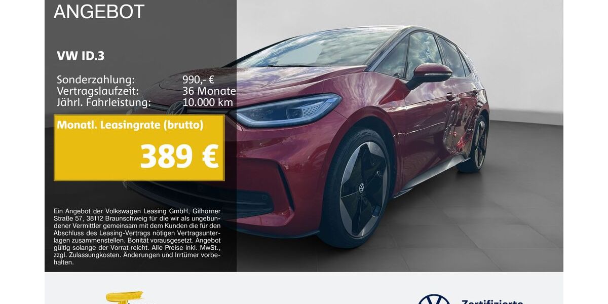 VW ID.3 42.891 km 30.440 &euro; Marl 45770