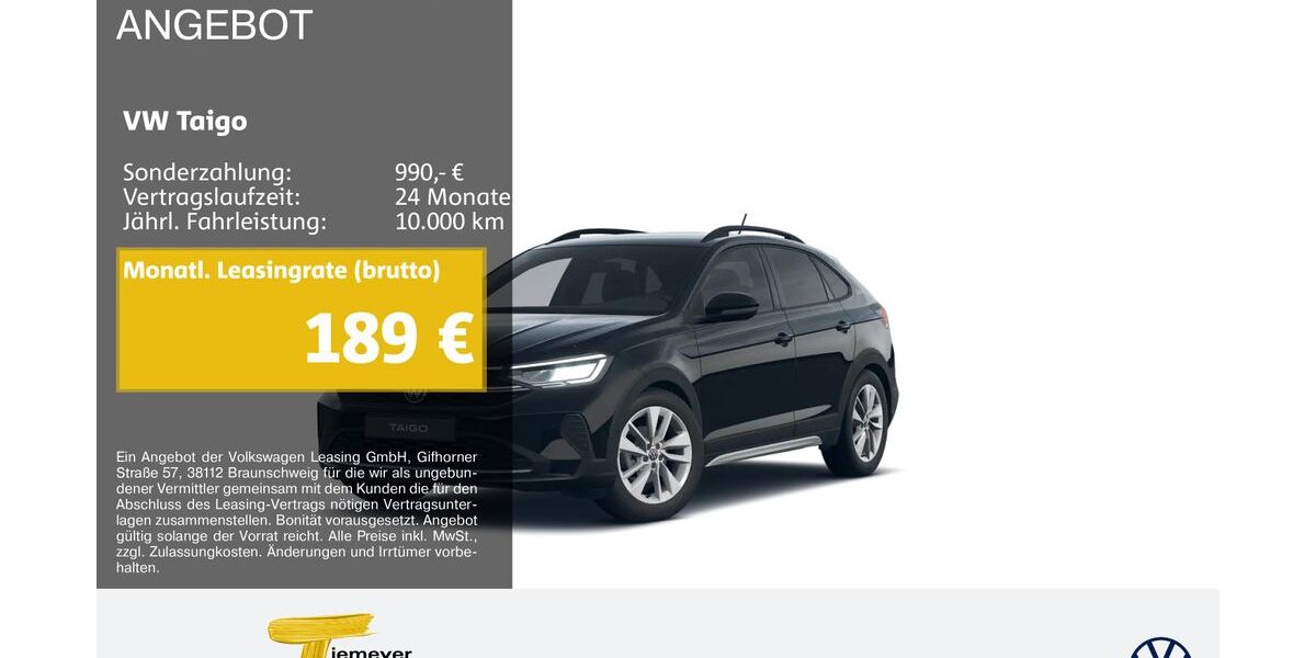 VW Taigo 24.571 km 22.980 &euro; Dorsten 46282
