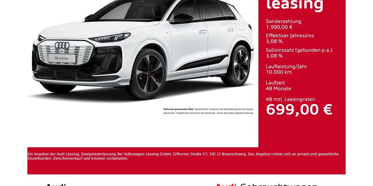 Audi Q6 e-tron 7.578 km 67.411 &euro; Dortmund 44143