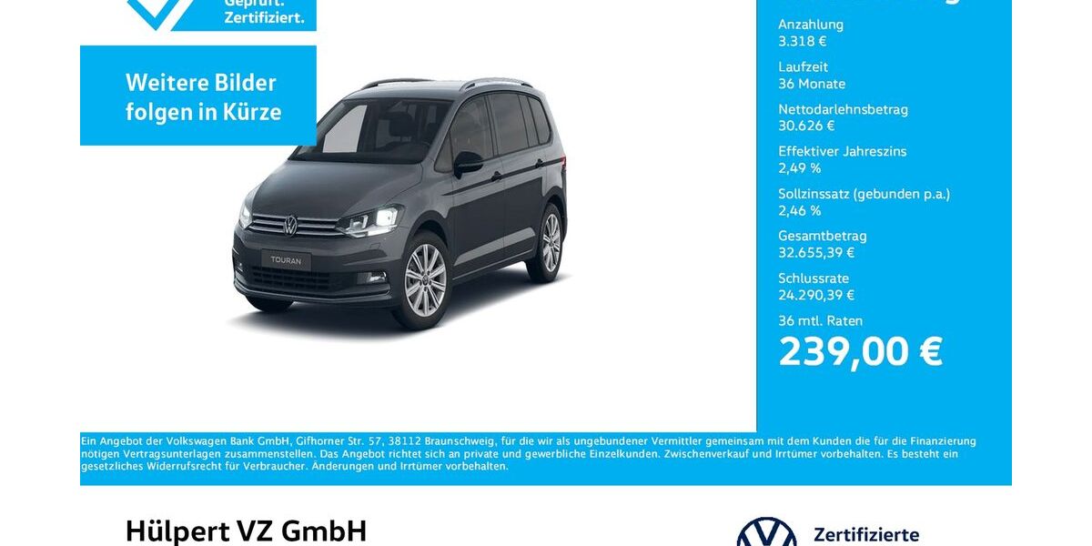 VW Touran 7.151 km 33.944 &euro; Dortmund 44141