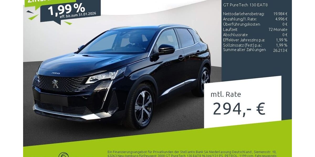 Peugeot 3008 50.699 km 21.670 &euro; Dortmund 44263