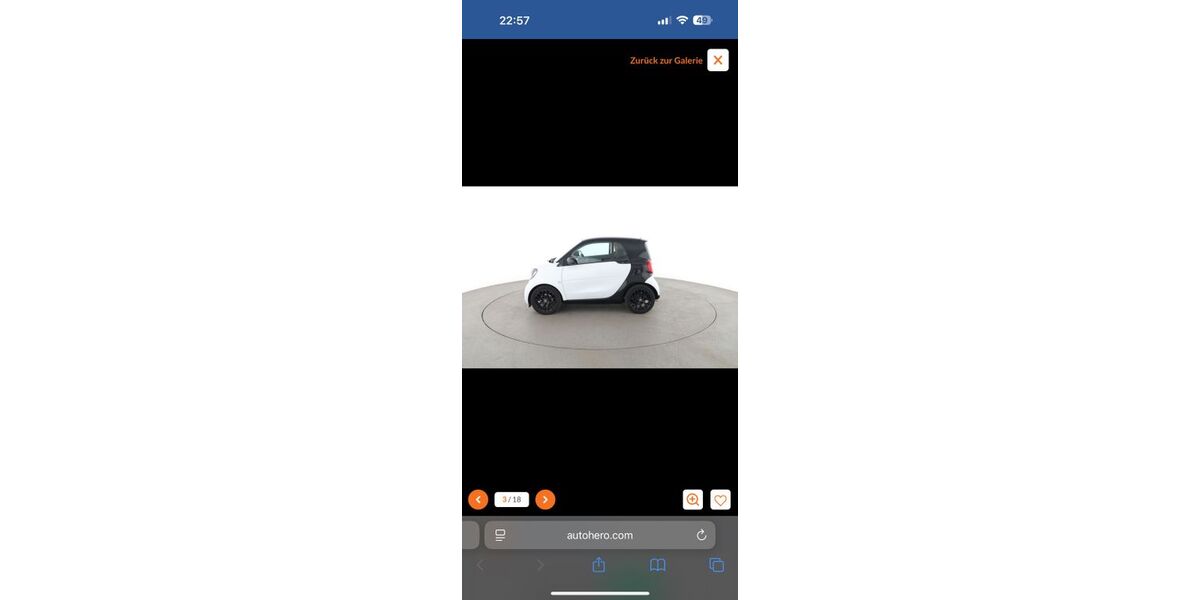 Smart ForTwo 22.000 km 10.000 &euro; Velbert 42555