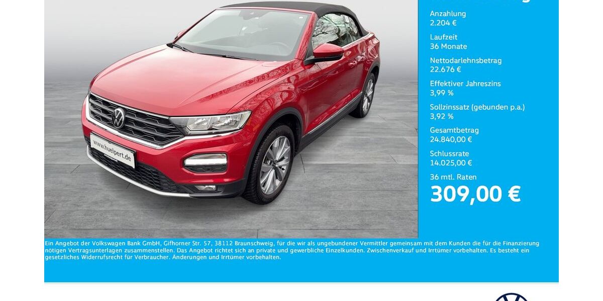 VW T-Roc 22.780 km 24.727 &euro; Dortmund 44379