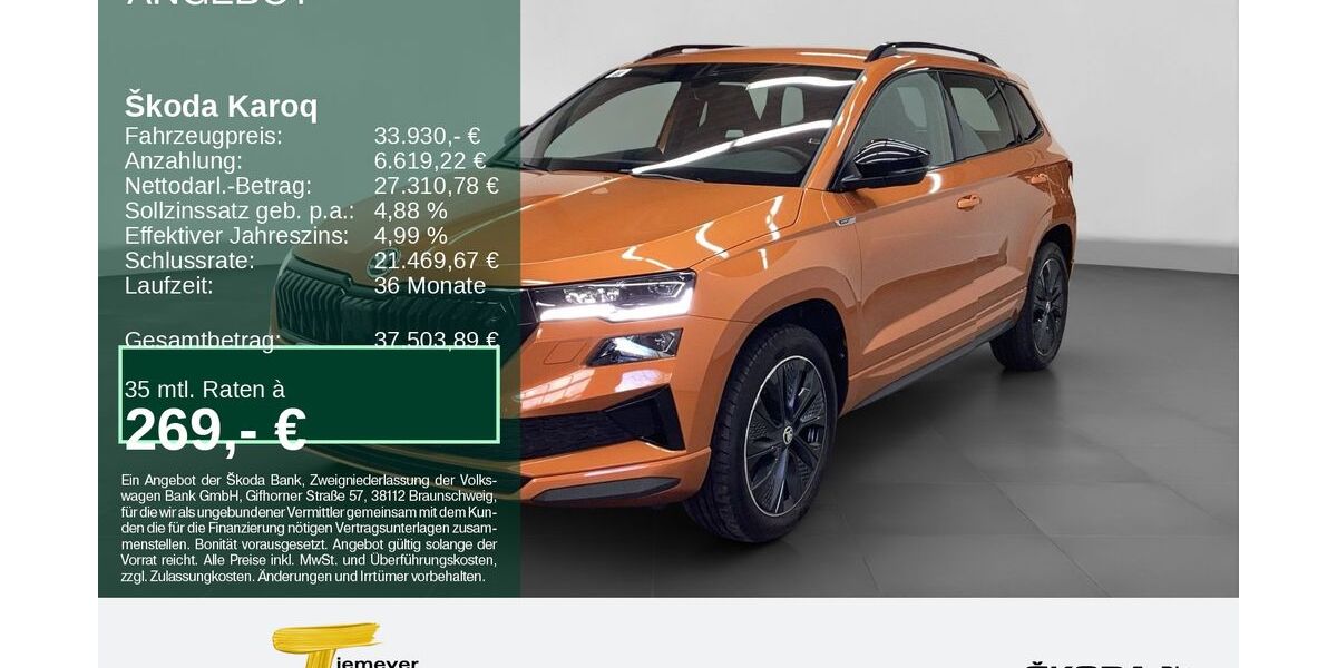 Skoda Karoq 58.380 km 32.390 &euro; Bochum 44809