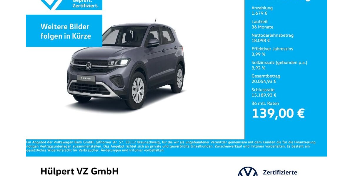 VW T-Cross 5.297 km 19.666 &euro; Dortmund 44141