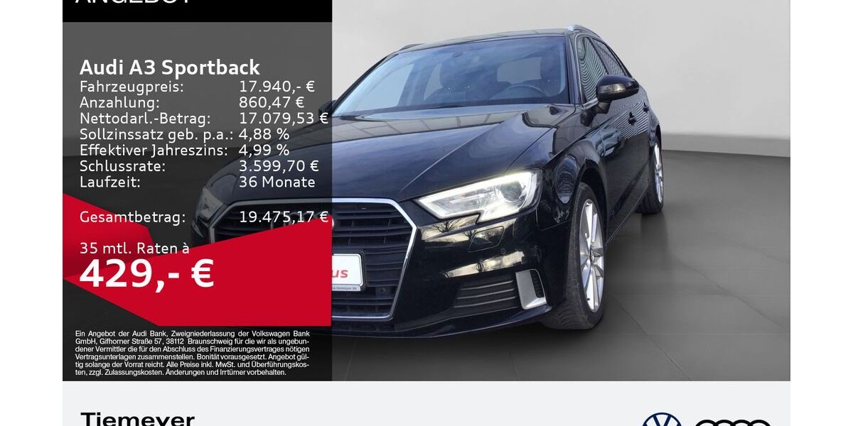 Audi A3 82.495 km 16.940 &euro; Gelsenkirchen 45894