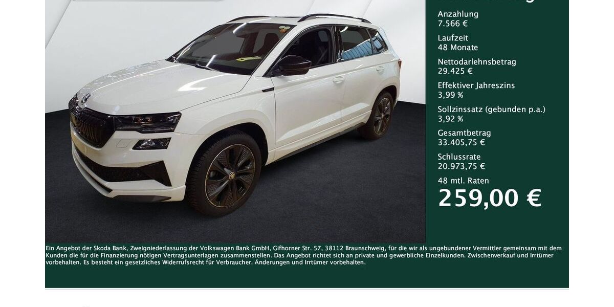 Skoda Karoq 21.954 km 36.589 &euro; Dortmund 44269