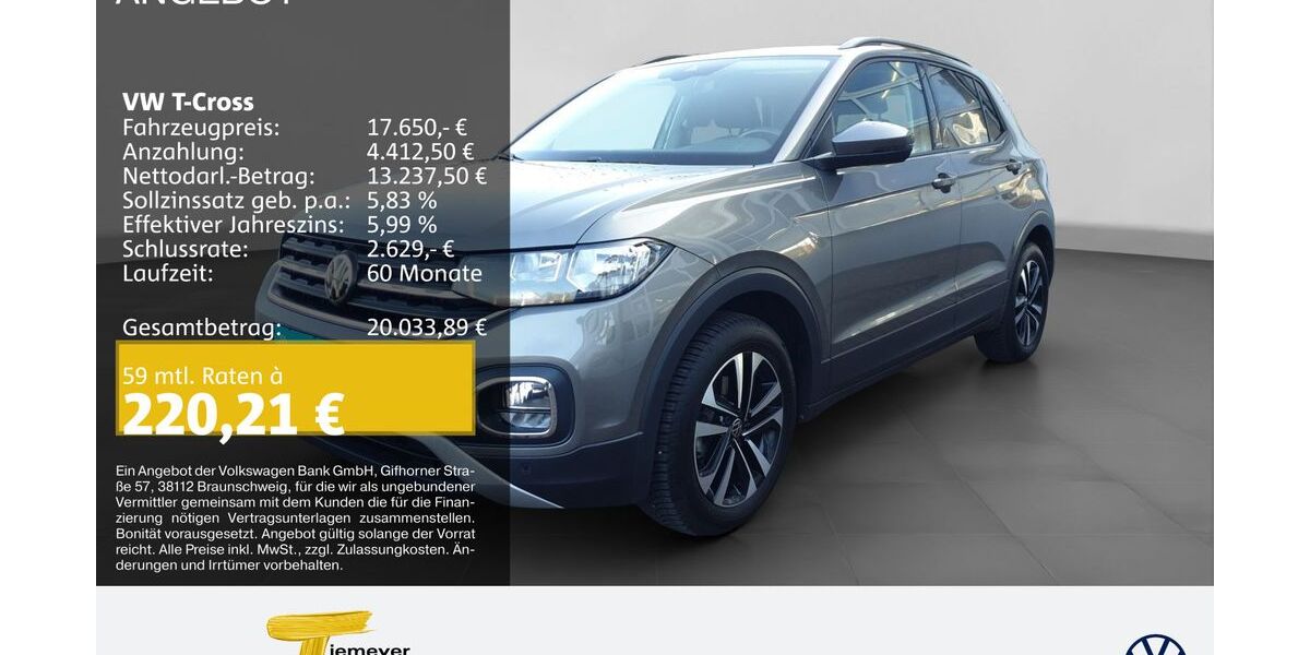 VW T-Cross 48.217 km 17.650 &euro; Bochum 44892